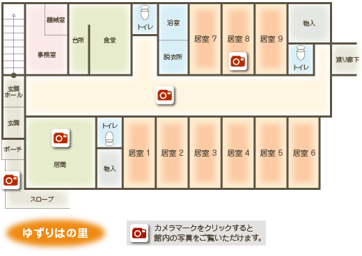 ゆずりはの里の見取図